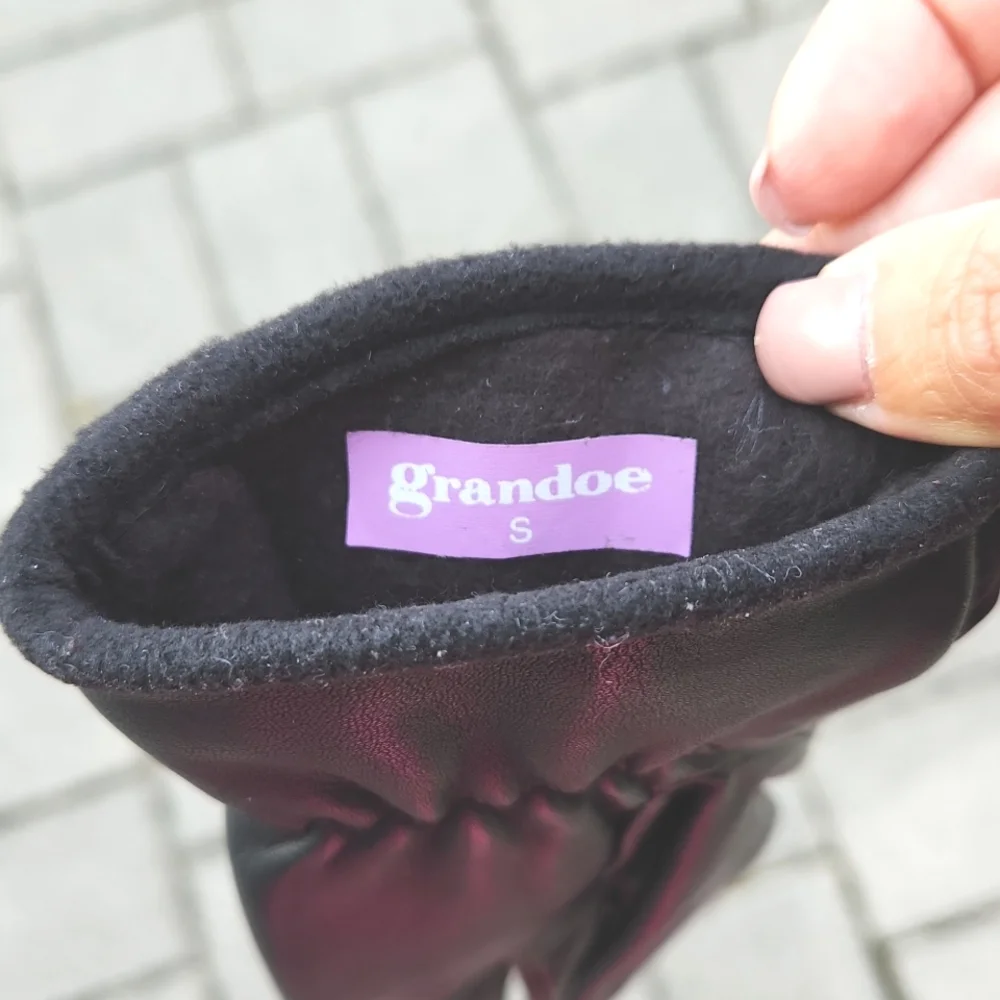 Grandoe Ladies Nylon/Leather Arctic Fleece Gloves